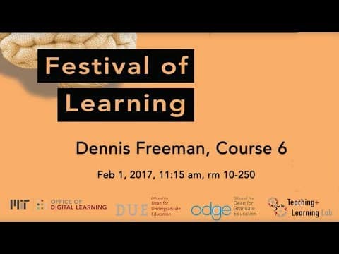 Video thumbnail for Denny Freeman - Active Learning in Electrical Engineering (2-1-17). Duration: 7:06. Topics: Digital Learning · Education & Teaching · Electrical Engineering · Engineering