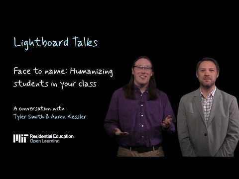 Video thumbnail for Face to name: Humanizing students in your class. Duration: 8:02. Topics: Digital Learning · Educational Technology · Education & Teaching