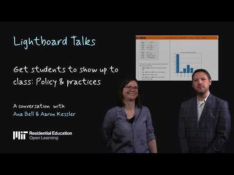 Video thumbnail for Get students to show up to class: Policy & practices. Duration: 10:33. Topics: Digital Learning · Education Policy · Education & Teaching
