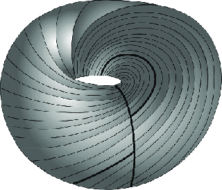 A black and white image of a rotating spiral.