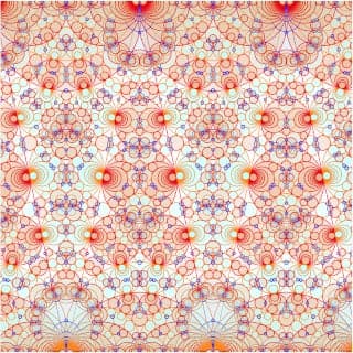 An image comprised of multiple interconnected multi-colored circles.