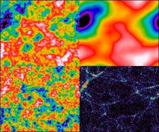 Cold hot dark matter model.
