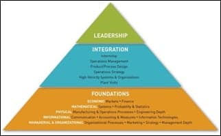 Pyramid depicting components of the LGO program.