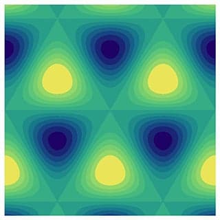 A combination of multiple equilateral triangles.