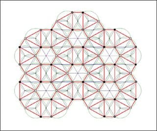 Brane tiling for complex cone over third del-Pezzo surface.
